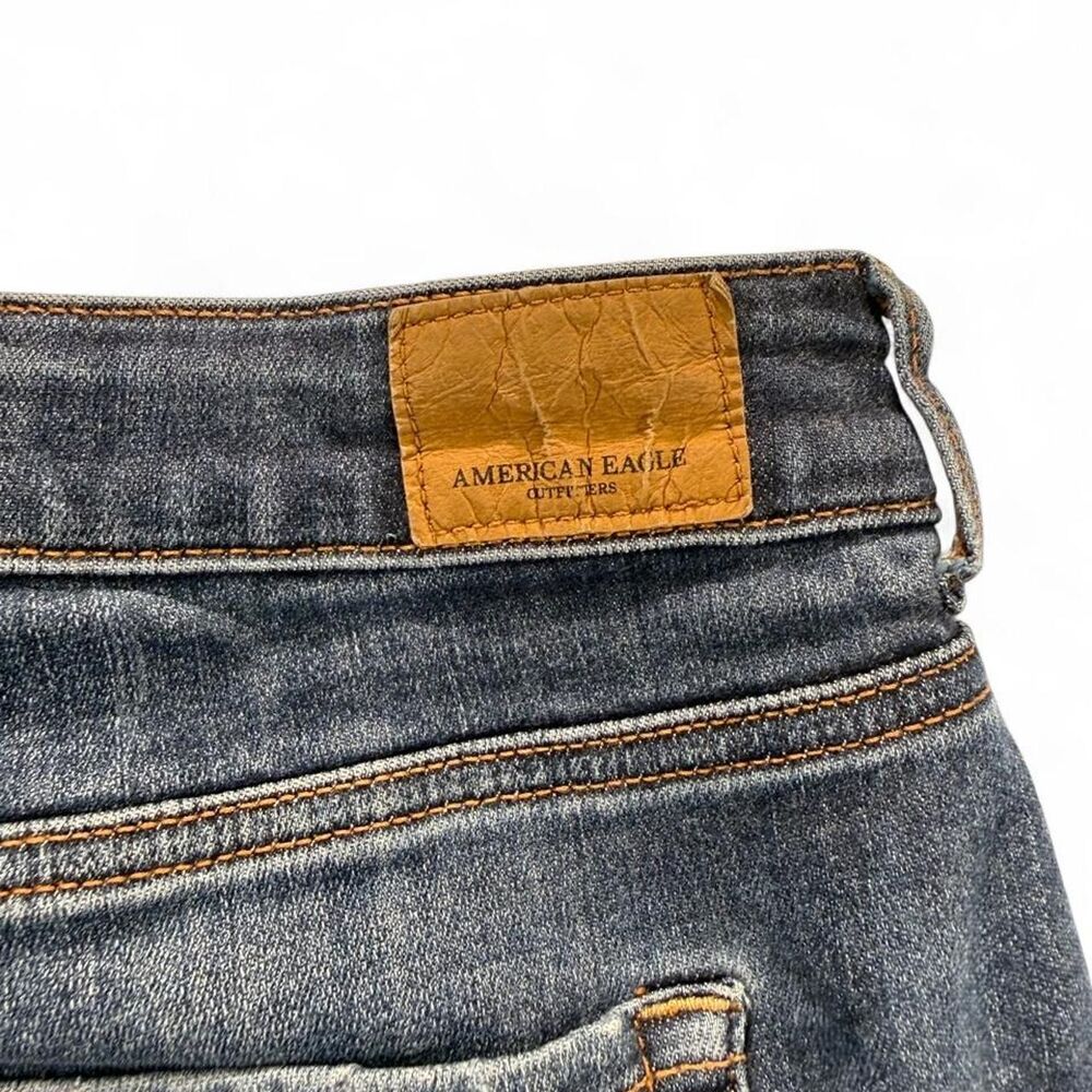 American Eagle Women's Blue and Navy Shorts - Picture 6 of 7